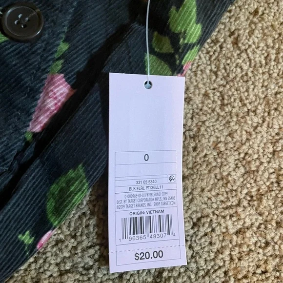 Wild Fable Floral Corduroy Mini Skirt - Picture 3 of 3